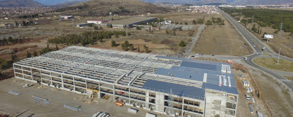 Firma Širbegović završila montažu konstrukcije za distributivno logistički centar
