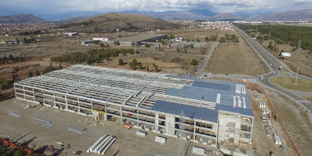 Firma Širbegović završila montažu konstrukcije za distributivno logistički centar