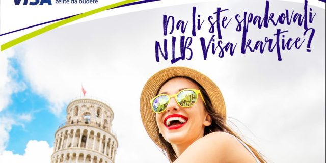 NLB Banka nagrađuje klijente za korištenje NLB Visa kartica!  Nagradna igra traje od 15.8. do 13.9.